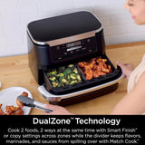 Freidora de Aire Ninja DZ071 6 en 1, Gran Capacidad 7QT