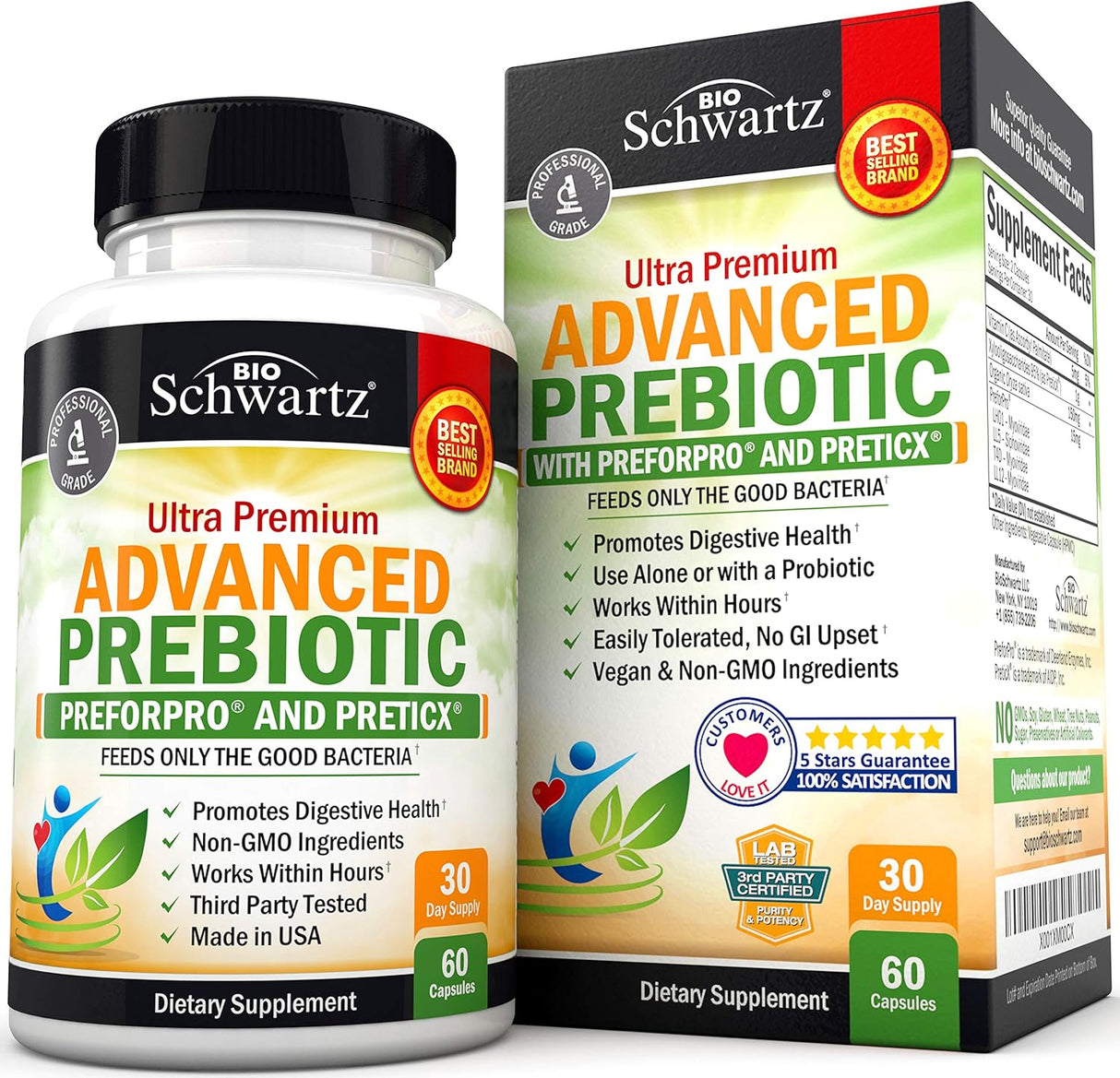 Suplementos Alimenticios Prebióticos para mejorar la salud