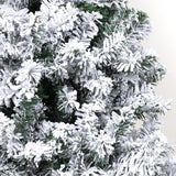 Árbol de Navidad Artificial 7.5FT, con soporte metálico, fácil montaje