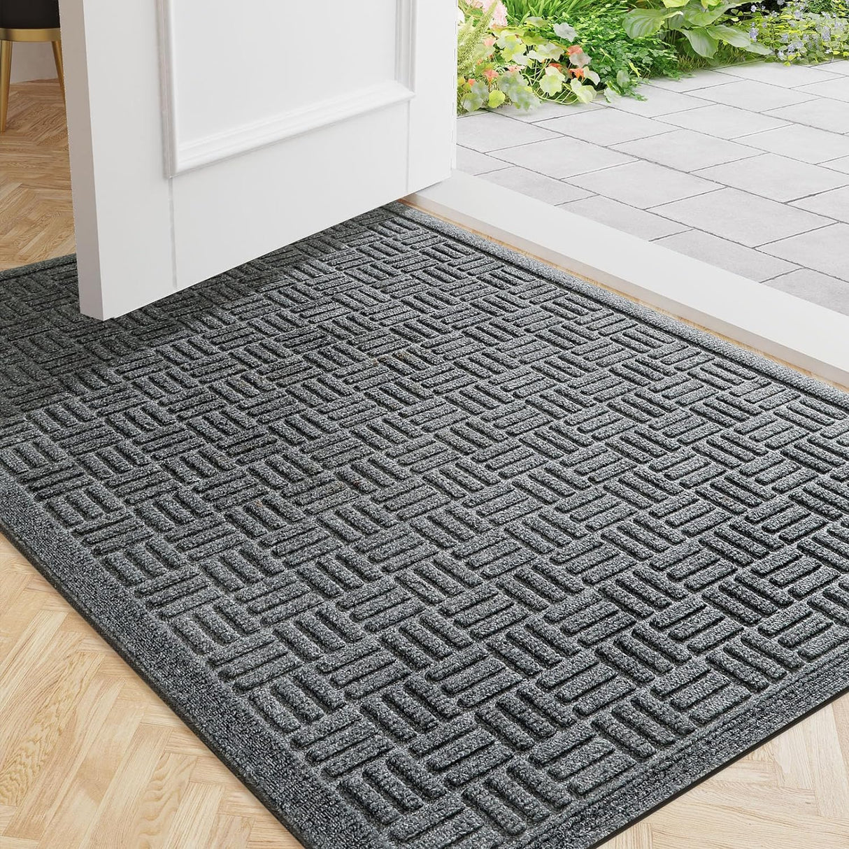 Alfombra de Entrada Antideslizante, Perfil Bajo, 36 x 24