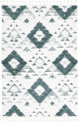 Alfombra Acento Shag Marroquí, Diseño Boho, Modelo MTS688Y