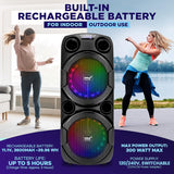 Parlante Portátil con Bluetooth PYLE-PRO PHPD82B