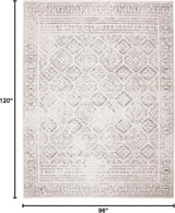 Alfombra de área, diseño boho marroquí, modelo TUL264A