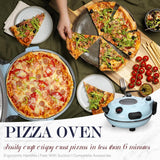 Horno Eléctrico para Pizza, 12 Pulgadas, Cerámica Premium