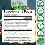 Suplemento Magnesio 4-en-1, Complejo Glycinate/Taurate/Malate/Orotate, 300 mg, 120 Cápsulas