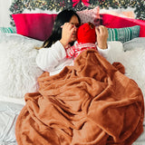 Manta Fleece Bedsure 300GSM Suave Ligera para Sofá y Camping