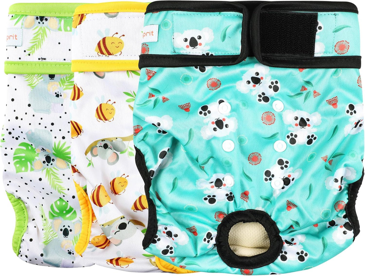 Langsprit - Pañales lavables para perro hembra para perritas