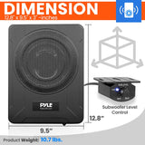 Sistema de subwoofer amplificado 8 pulgadas PYLE PLBX8A