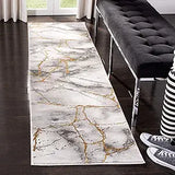 Alfombra Runner Moderna Abstracta, No Deshecha, CFT877F