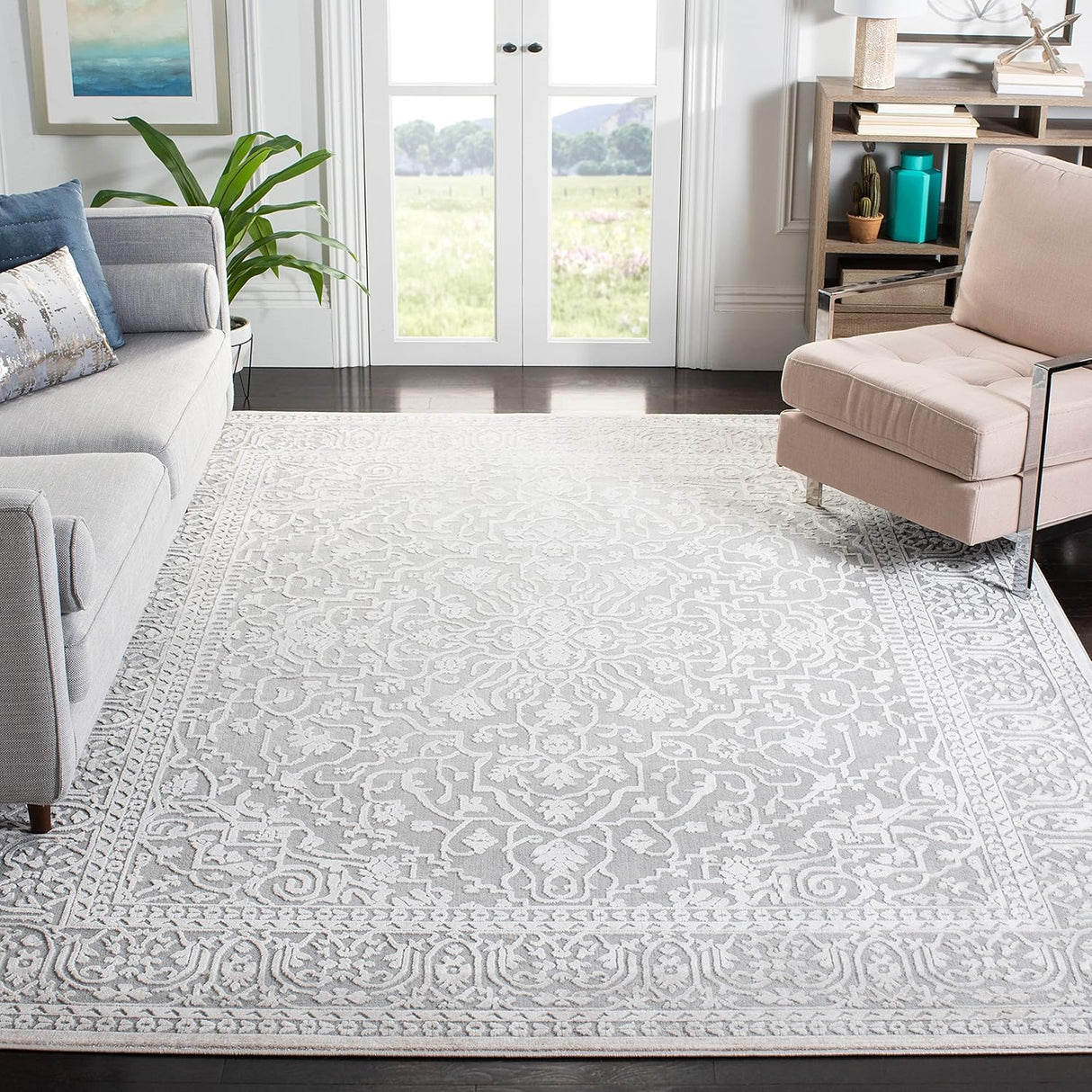 Alfombra SAFAVIEH Reflection, diseño vintage, fácil cuidado, RFT670C