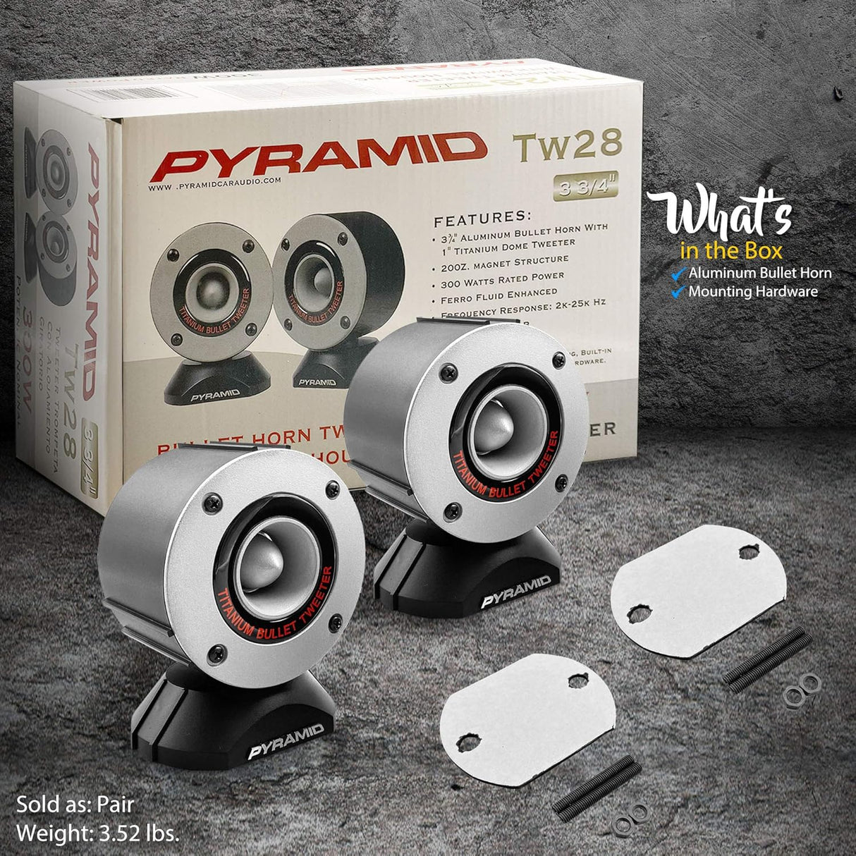 Parlante de coche de 300 vatios PYRAMID TW28