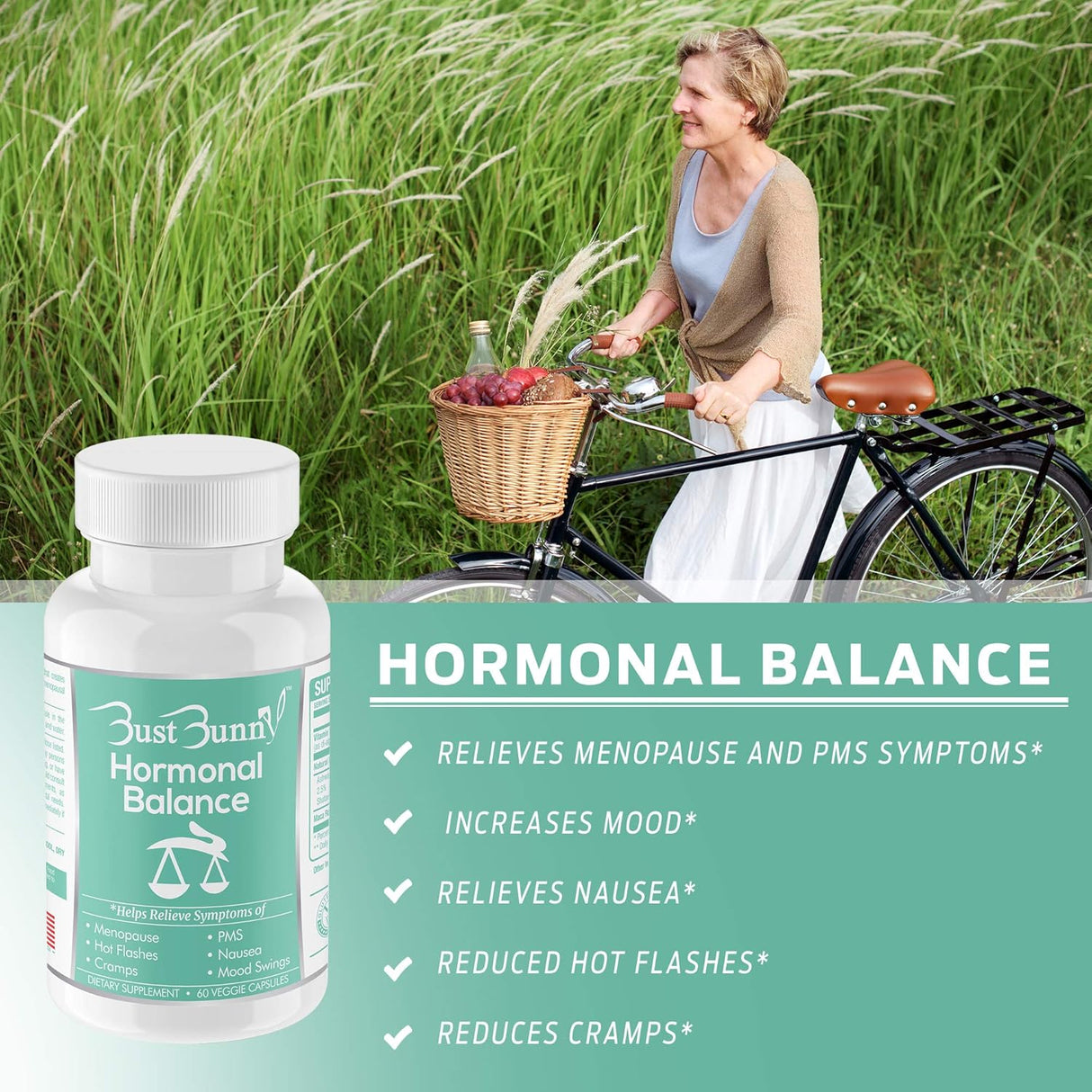 Alivio de la menopausia y el síndrome premenstrual Bust Bunny