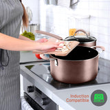 Juegos de Ollas de cocina antiadherentes NUTRICHEF NCCW14SBR