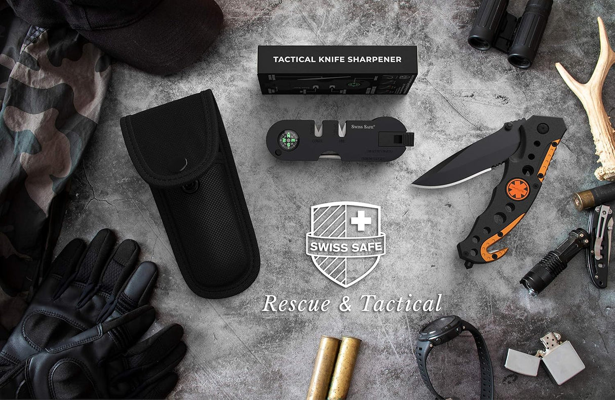 Cuchillo táctico 3 en 1 para militares y socorristas - EMT