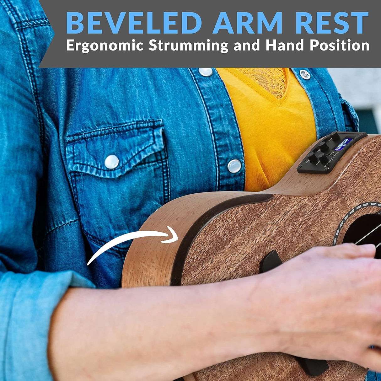 ¿Ukelele eléctrico acústico PYLE-PRO PUKTEA22