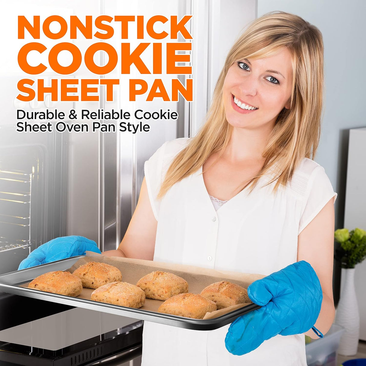 Bandeja antiadherente para hornear NUTRICHEF NCSSM75