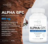Suplemento de Colina Alpha GPC Ultra Limpio y Sin Soja