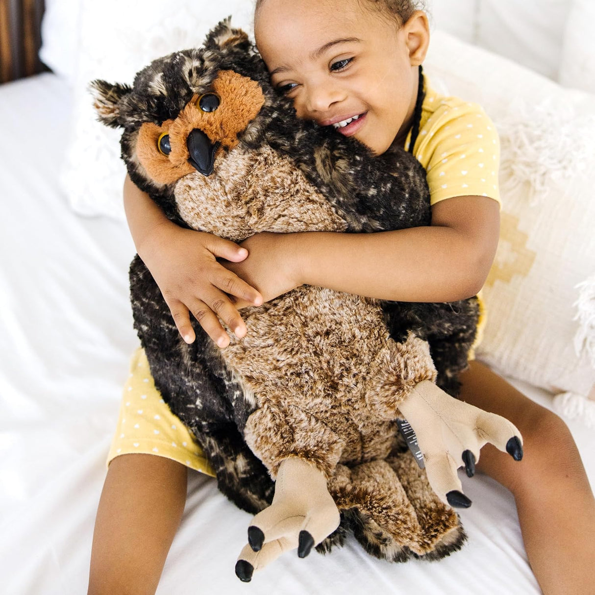 Peluche de búho gigante Melissa & Doug realista 43 cm