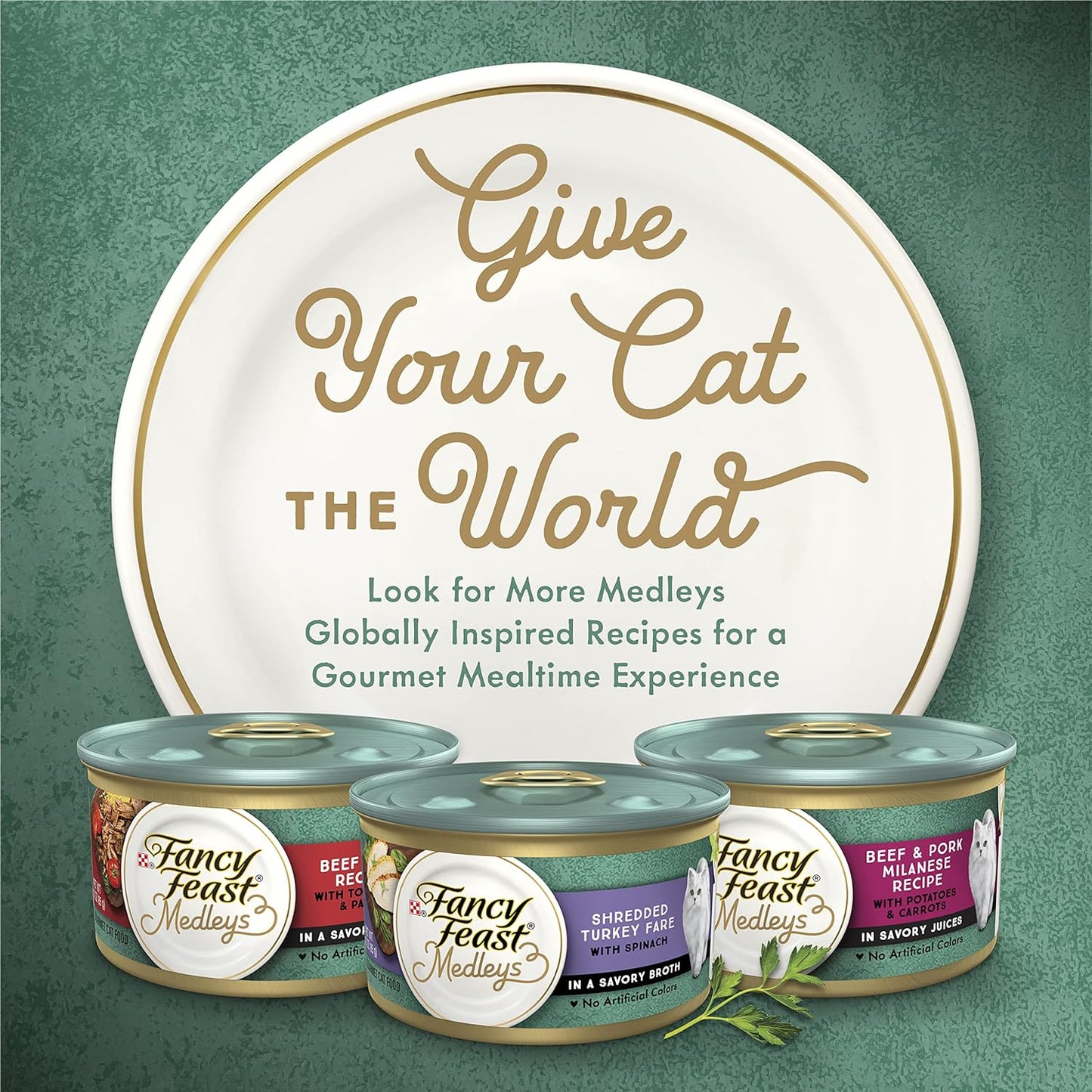 Comida Húmeda para Gatos Purina Fancy Feast, Pavo Primavera 12x85g