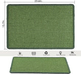Alfombrilla de sisal para gatos color verde