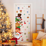 Pegatinas de Navidad para Puerta, Decoración Festiva Grande 44.88x11.81