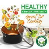 Juegos de Ollas de cocina de lujo NUTRICHEF NCCWALN14.5