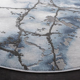 Alfombra moderna abstracta redonda para comedor y sala CFT877L