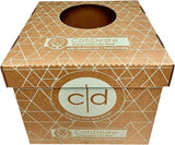 Caja de arena biodegradable de entrada superior o lateral