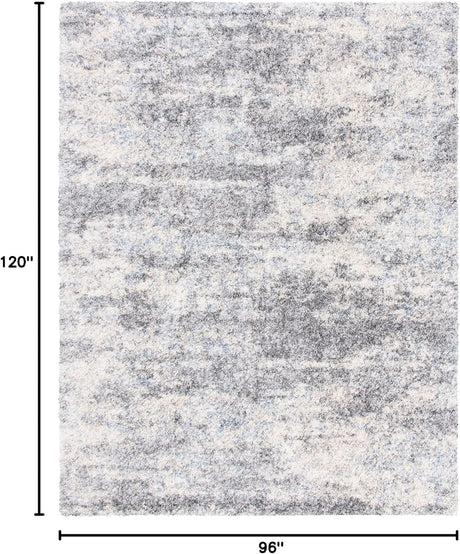 Alfombra Shag Moderna SAFAVIEH, Diseño Abstracto, BER219G