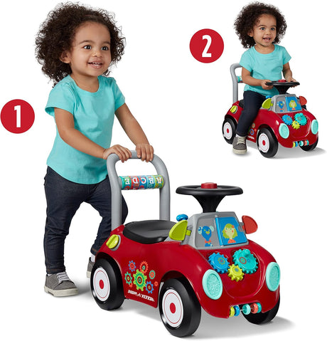 Carrito de paseo Radio Flyer, juguete para sentarse y caminar
