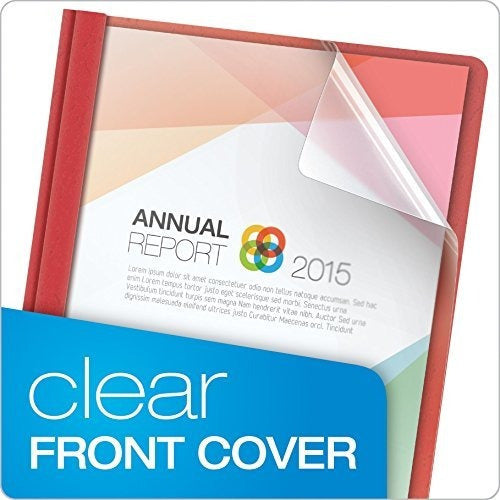 Cubiertas Para Informes Oxford Clear Front, Tamaño Carta,