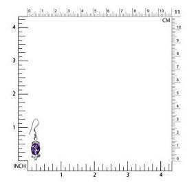 3.2ct. Amatista Africana Natural 925 Plata Esterlina