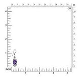 3.2ct. Amatista Africana Natural 925 Plata Esterlina
