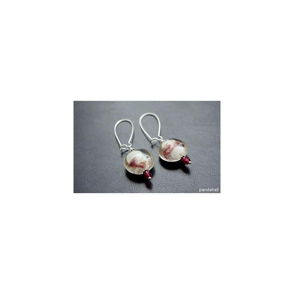 Pendientes de plata esterlina - de palanca 4 piezas