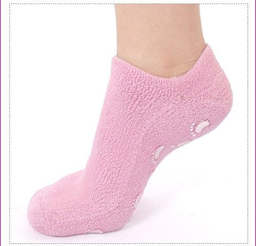 2 pares de medias de gel hidratante