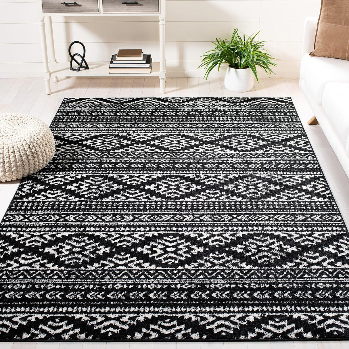 Alfombra Área Tulum - Diseño Tribal Marroquí, Fácil Cuidado, TUL272Z