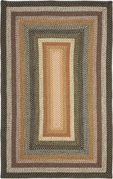 Alfombra trenzada reversible para sala o dormitorio - BRD308A
