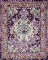 Alfombra Área Boho Chic Medallón Desgastado, Modelo MNC243L