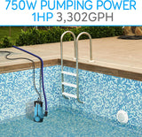 Bomba de sumidero sumergible de 750 W SereneLife