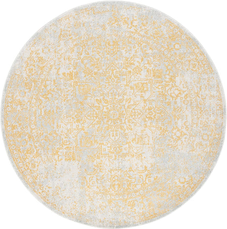 Alfombra Redonda Oriental Distressed para Sala EVK256B