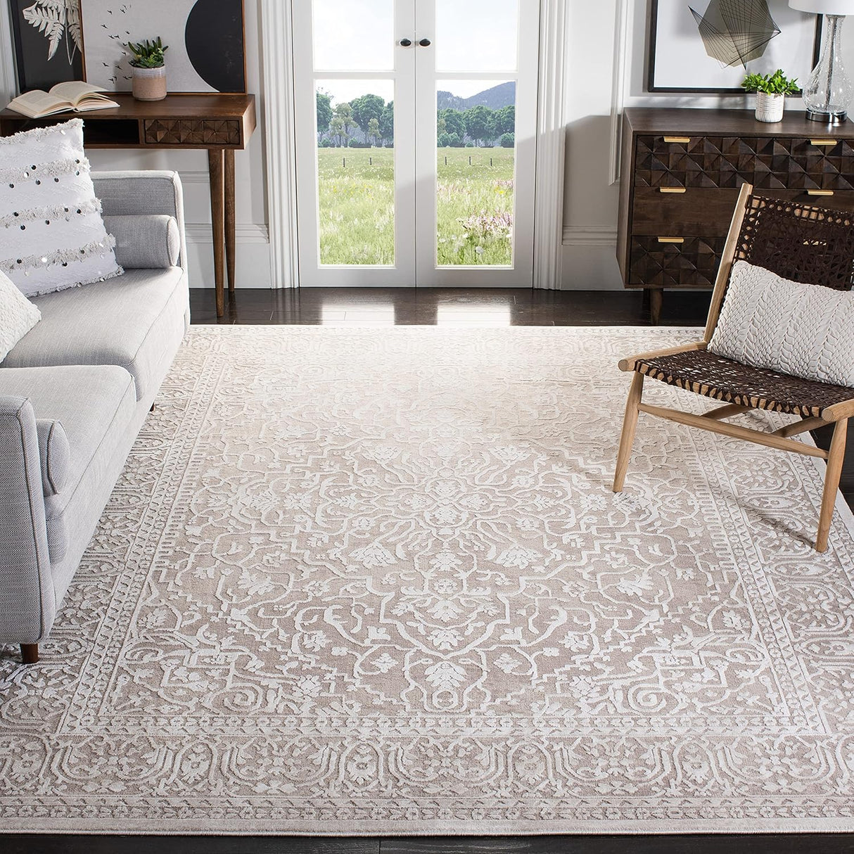 Alfombra SAFAVIEH Reflection, diseño vintage, 8' x 10', RFT670A