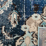 Alfombra Area Boho Chic Medallón, Diseño Desgastado, MNC243N