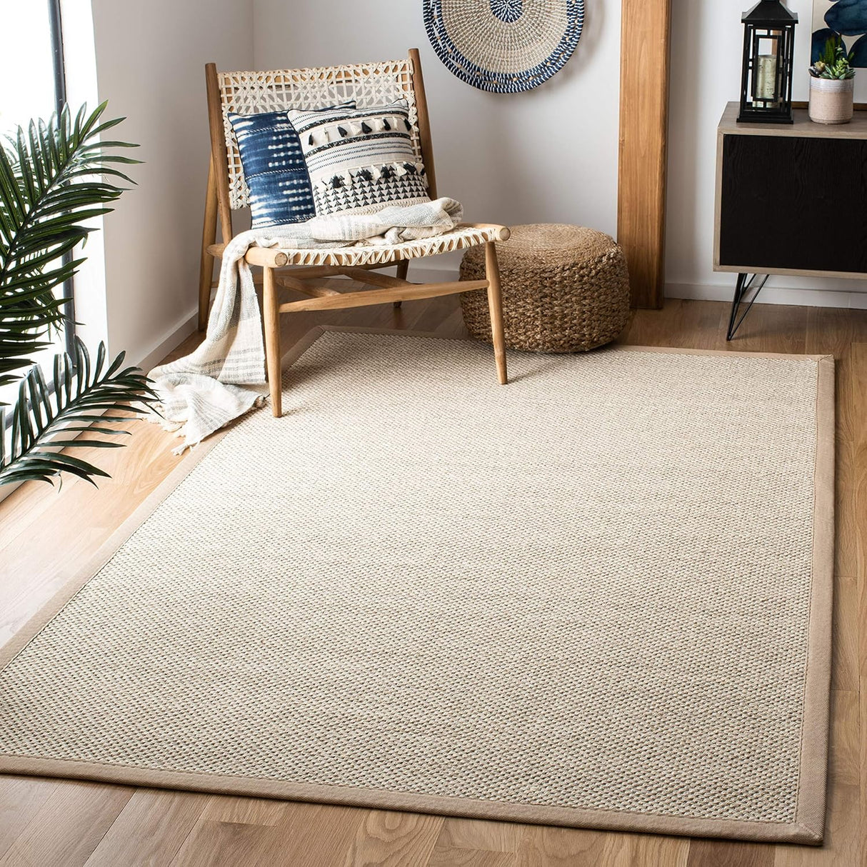 Alfombra de yute 4' x 6' SAFAVIEH Natural Fiber NF143B