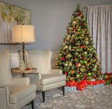 Árbol de Navidad Artificial National Tree 7.5ft, 750 luces claras