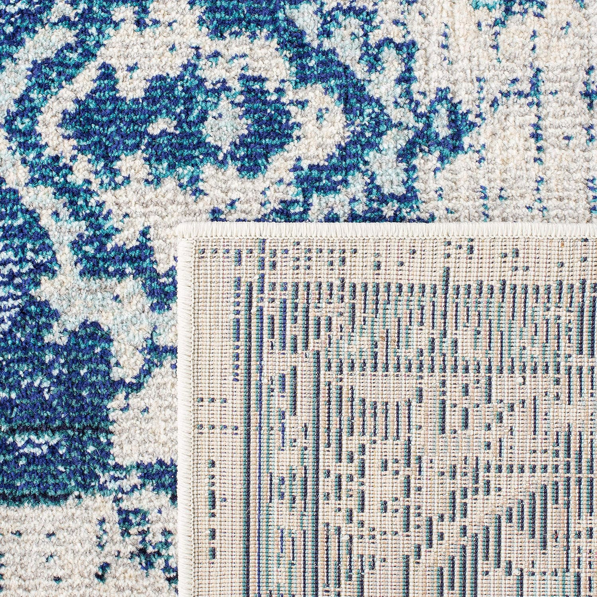 Alfombra Área Boho Chic Medallón Distressed, Modelo MNC243A