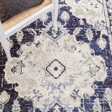 Alfombra de área Boho Chic, diseño medallón, modelo MNC243C