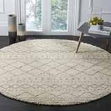 Alfombra redonda suave 1.6 para sala, dormitorio y entrada ASG741A