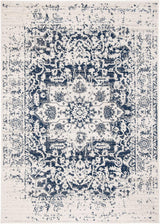 Alfombra de acento, diseño medallón nevado, modelo MAD603D