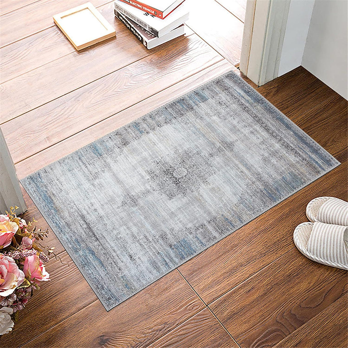 Alfombra Lavable 2x3 Adiva con Antideslizante, Vintage