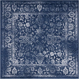 Alfombra Cuadrada de Diseño Oriental, Fácil Cuidado, ADR109N